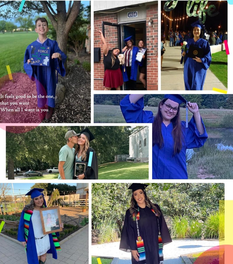 FtyFty Unisex Adult Matte Graduation Cap and Gown Tassel Set (Royal Blue, 51''(5'6''-5'8'')) - Image 5